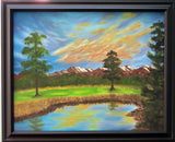 Logan Canyon Framed Oil Painting
