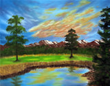 Logan Canyon Unframed Oil Painting
