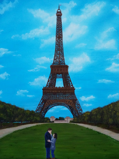 commissioned oil painting