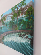 right side view of Rushing River