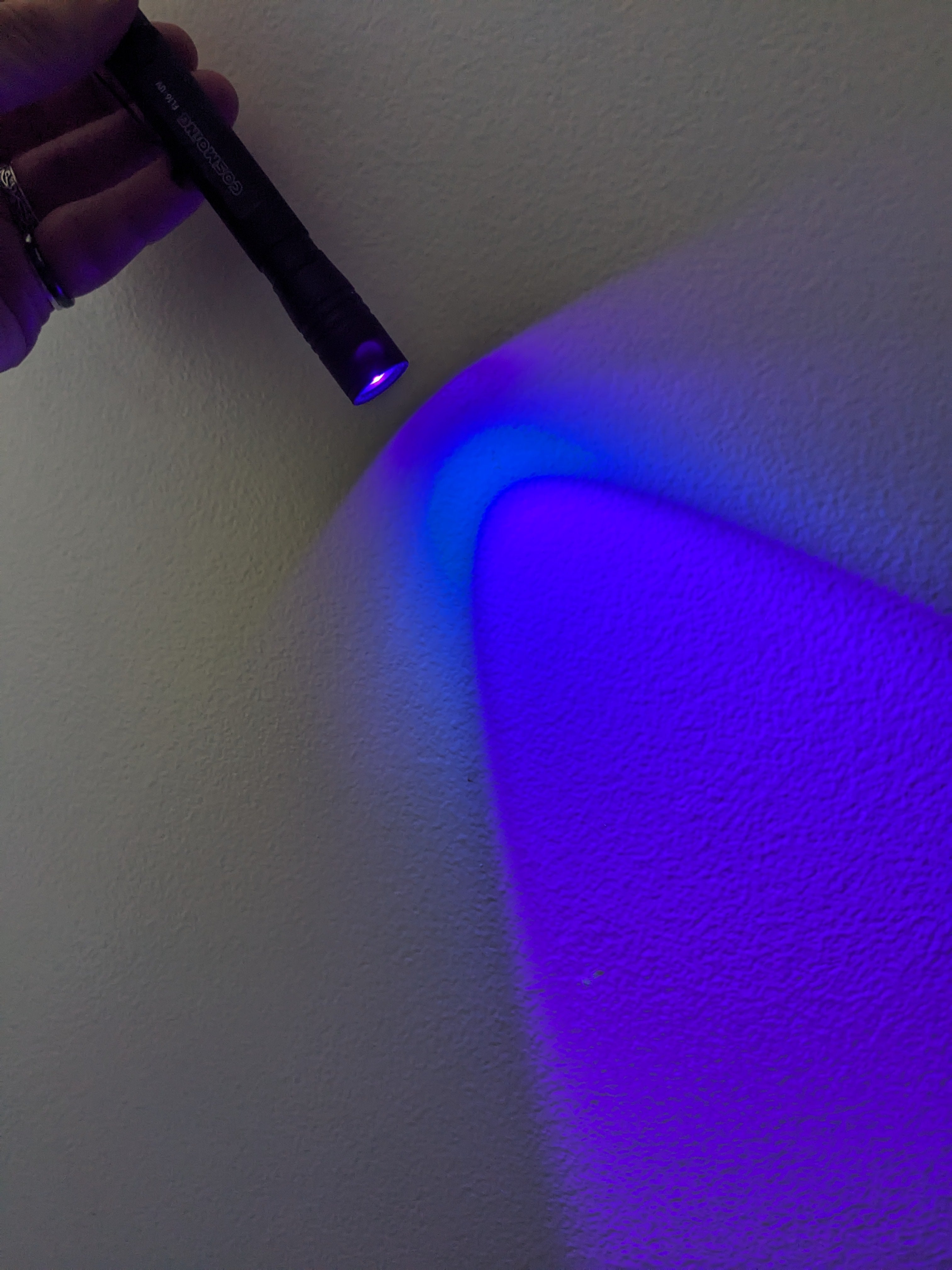 UV flashlight included to see secret message
