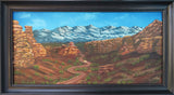 Charyn Canyon Framed Oil Painting