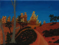 11x14" original oil painting, hiking trail in  Bryce Canyon national park, unframed