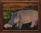 Momma Hippo and Calf